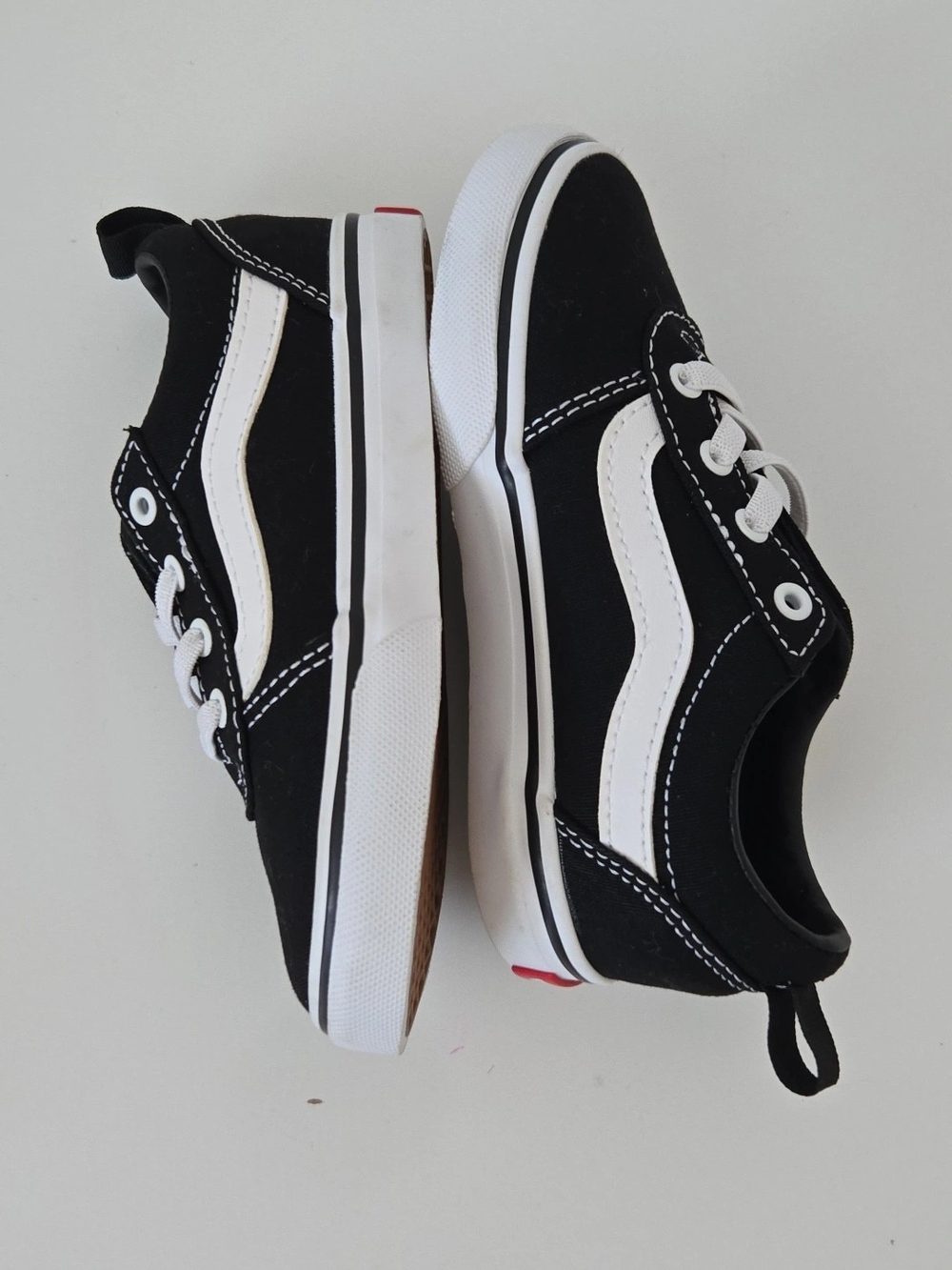 Kids Toddler Vans Off The Wall Black And White Sneaker Size 9c